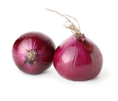 Renk arkaplanında taze çiğ soğan