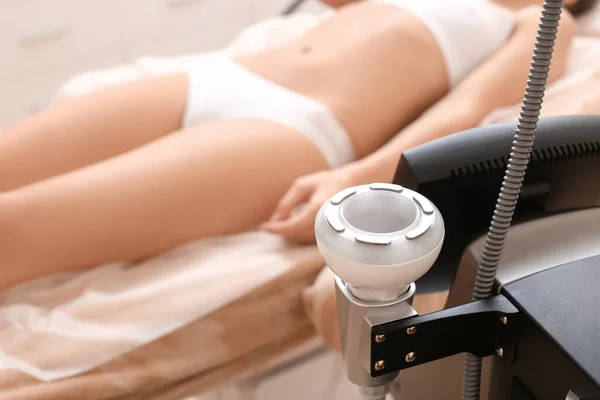 Moderne Apparatuur Voor Cellulitis Massage Kliniek Close — Stockfoto