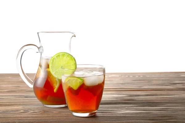 Pitcher Of Iced Tea Stock Photo - Download Image Now - Ice Tea