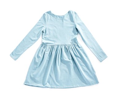 Beyaz arkaplanda güzel bir elbise