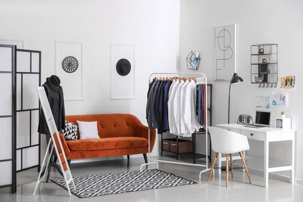 Interior Clothes Stylist Studio — Stock Photo, Image