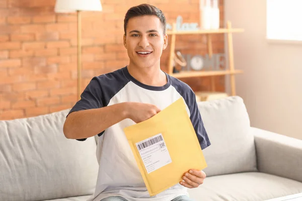 Young Man Letter Home — Stock Photo, Image