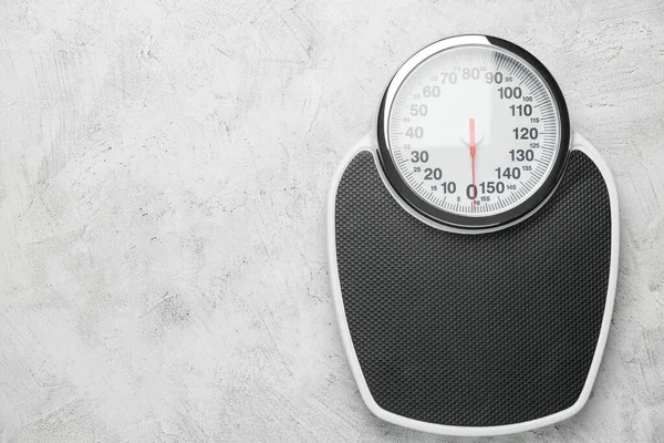 Weight Scales Light Background Slimming Concept — Stock Photo, Image