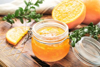 Masada portakal reçeli kavanozu