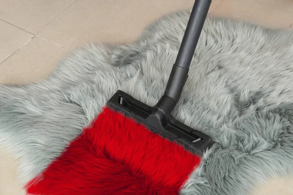 Hoovering Carpet Vacuum Cleaner — Stock Photo, Image