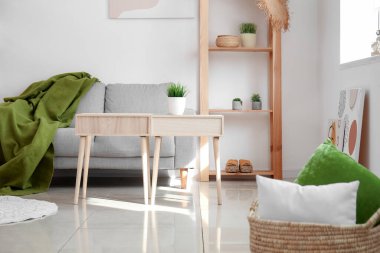 Modern stil odasının içi.