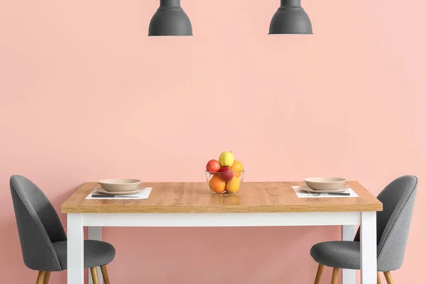 Interior Modern Dining Room — Stock Photo, Image