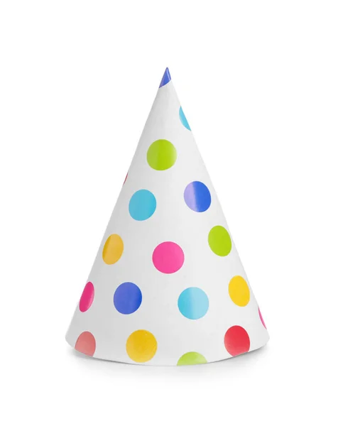 Party Hat White Background — Stock Photo, Image