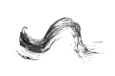 Beyaz arkaplanda rimel örneği