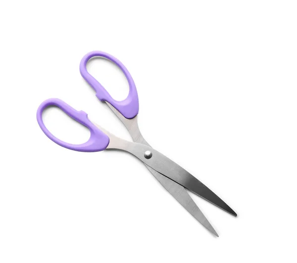 Scissors Paper White Background — Stock Photo, Image