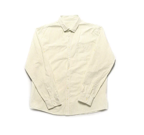 Стильная Рубашка Белом Фоне — стоковое фото