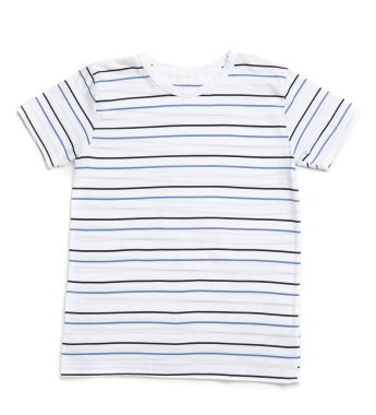 Beyaz arkaplanda modern tişört