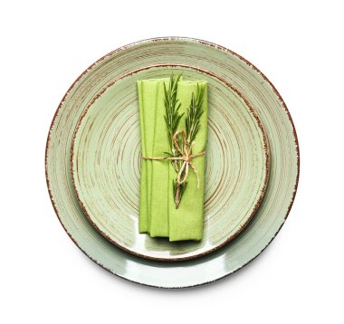 Beyaz arkaplanda güzel tablo ayarı