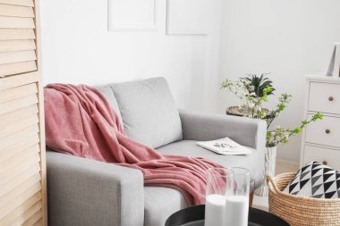 Modern stil odasının içi.