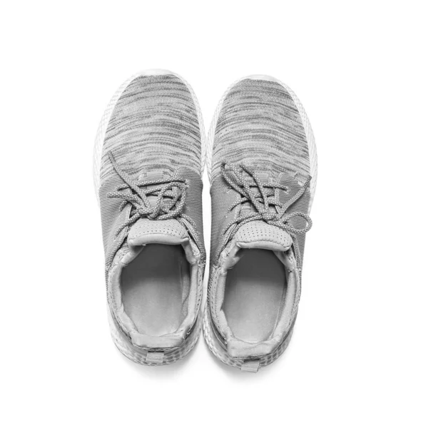 Par Zapatos Deportivos Sobre Fondo Blanco —  Fotos de Stock