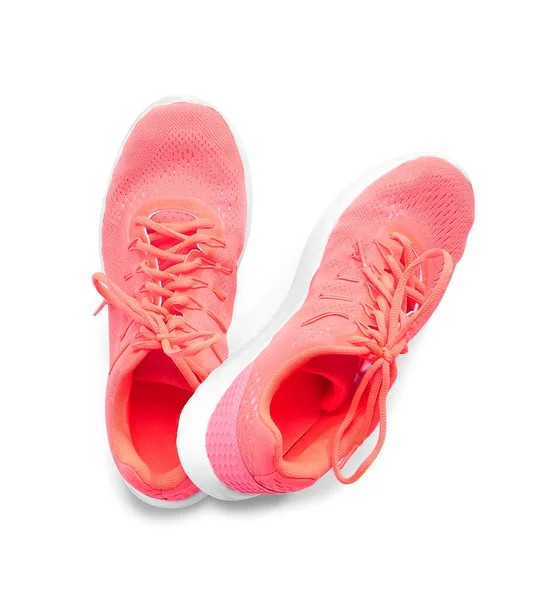 Pair Sport Shoes White Background — Stock Photo, Image