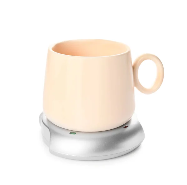 Cup Heater White Background — Stock Photo, Image