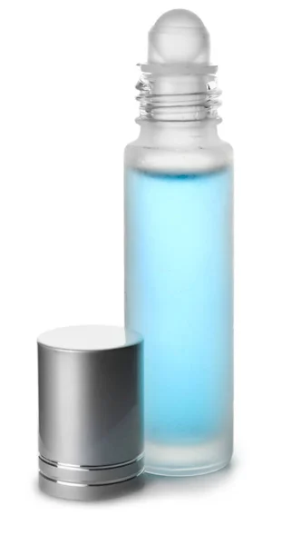 Пляшка Рулонних Парфумів Білому Тлі — стокове фото