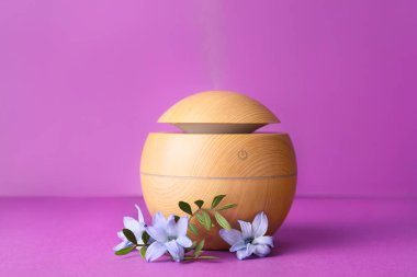 Aroma yağı ayırıcı renk arkaplanı