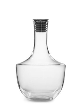 Beyaz arkaplanda boş sürahi