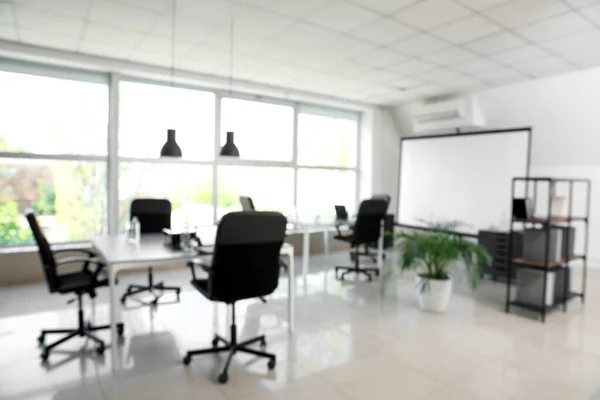 Interior Stylish Modern Office Blurred View — Stock Photo, Image