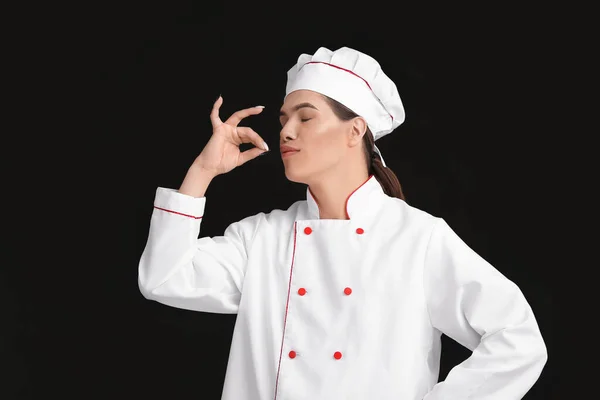 Transgender Chef Sfondo Scuro — Foto Stock