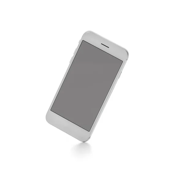 Téléphone Portable Moderne Sur Fond Blanc — Photo