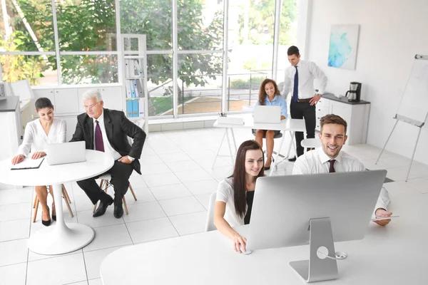 Business Training Concept Colleagues Working Office — Stock Photo, Image