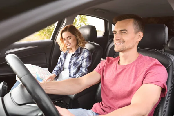 Mooi Jong Stel Auto — Stockfoto