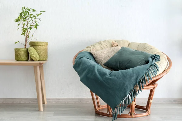 Interior Modern Room Comfortable Armchair — Stock Photo, Image
