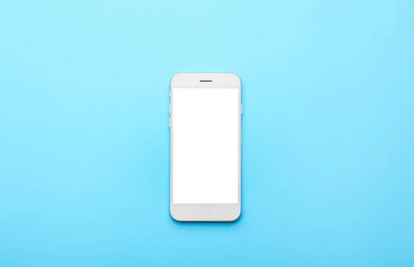 Modern Mobile Phone Color Background — Stock Photo, Image