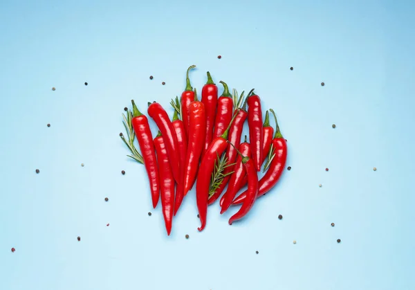 Горячий Перец Чили Цветном Фоне — стоковое фото