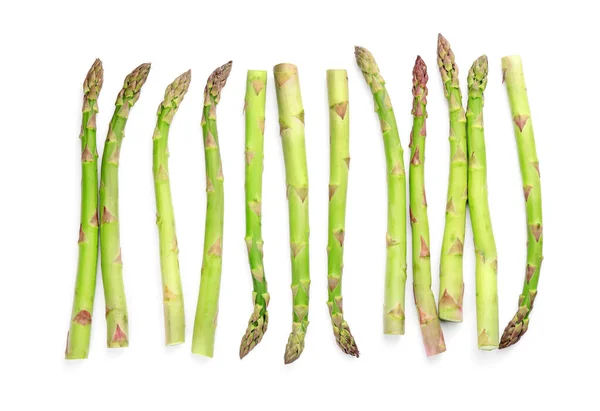Fresh Asparagus White Background — Stock Photo, Image