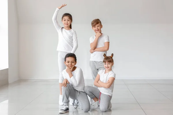 Söta Små Barn Dansstudio — Stockfoto