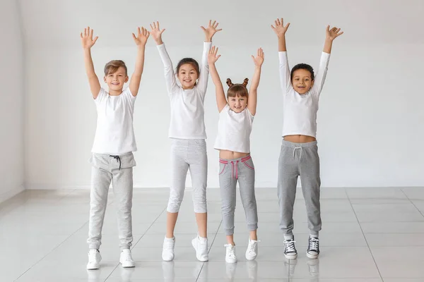Söta Små Barn Dansstudio — Stockfoto