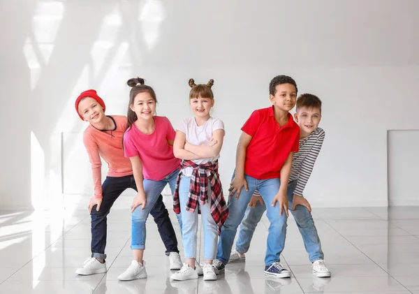 Söta Små Barn Dansstudio — Stockfoto