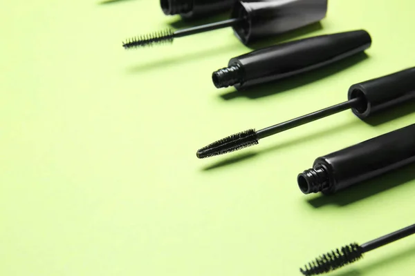 Black Mascara Color Background — Stock Photo, Image