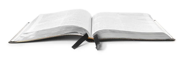 Bible Svatá Bílém Pozadí — Stock fotografie