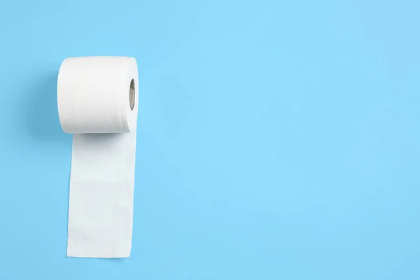 Рулон Туалетного Паперу Кольоровому Фоні — стокове фото