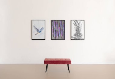 Modern sanat galerisinin içi