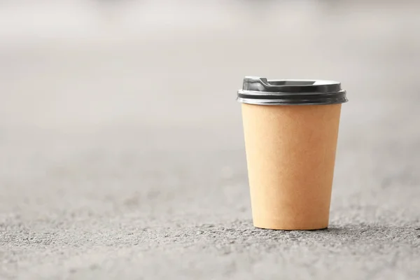 Takeaway Cup Drink Outdoors — Stock Photo, Image