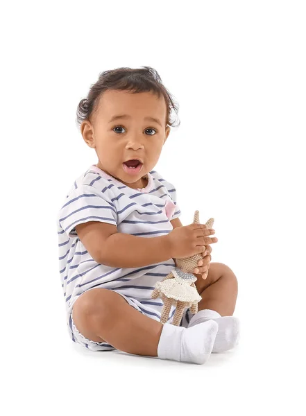 Mignon Bebe Afro Americain Isole Sur Blanc Combinaison Corporelle Nourrisson Stock Photo Mignon Bebe Afro Americain Isole Sur Blanc Combinaison Corporelle Nourrisson Stock Photo
