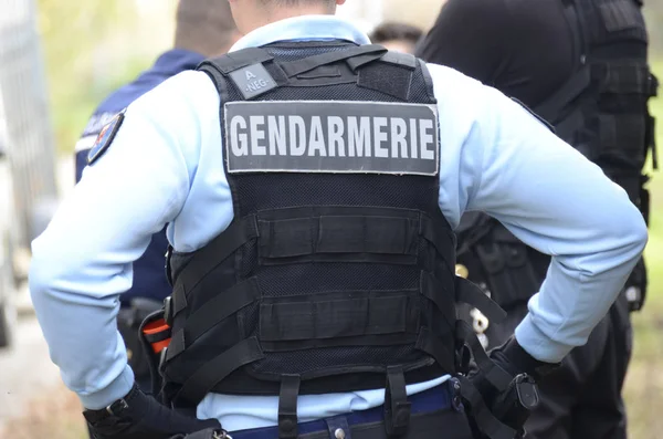Gendarm, französischer Polizist — Stockfoto