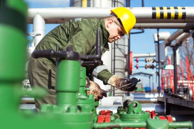 Petrol ve gaz sanayi işçisi