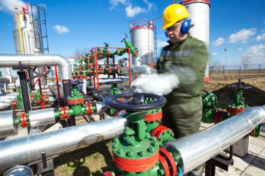 Petrol ve gaz sanayi işçisi