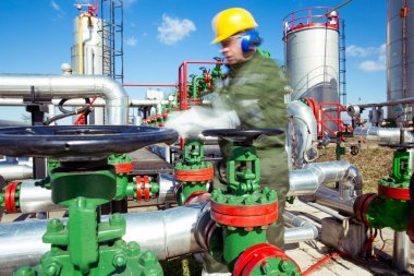Petrol ve gaz sanayi işçisi
