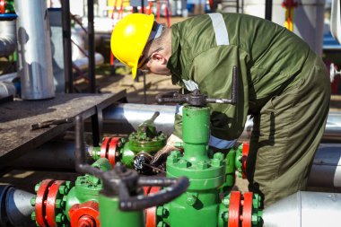 Petrol ve gaz sanayi işçisi