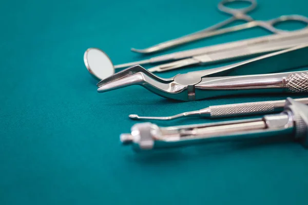 Close-up Instrumentos Odontológicos — Fotografia de Stock