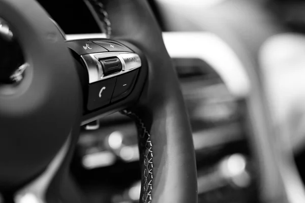 Carro moderno interior closeup imagem — Fotografia de Stock