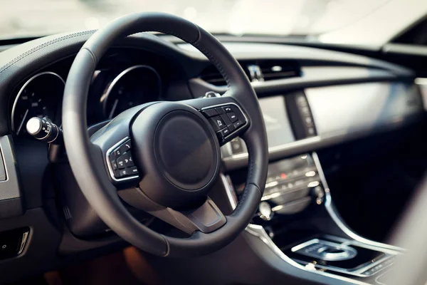 Interior of luxurious sport car — Stock Photo, Image